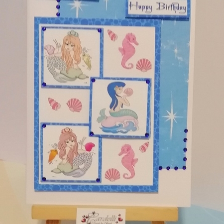 Three Squares -mermaid by Stephanie Bardelli