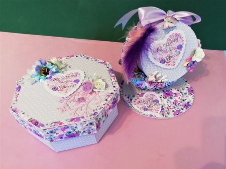 Lilac & Pink Floral Hat Kit by Stephanie Bardelli