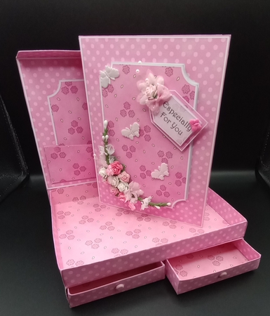 3D Pretty Floral Top Drawer Gift Set Kit by Stephanie Bardelli