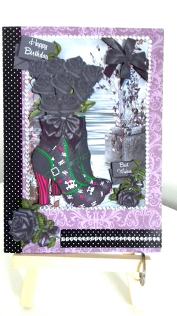 Gothic Boots and Black Roses Mini Kit by Stephanie Bardelli