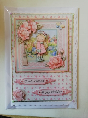 Chloe Loves Butterflies 8x8 Mini Kit & Decoupage by Stephanie Bardelli