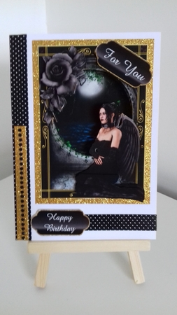Gothic Angel - Waiting by Stephanie Bardelli