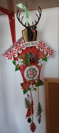 Knitted Sweater Cuckoo Clock/advent Calendar Treat Box by Stephanie Bardelli