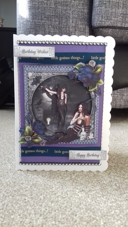 Gothic Blue Rose by Stephanie Bardelli