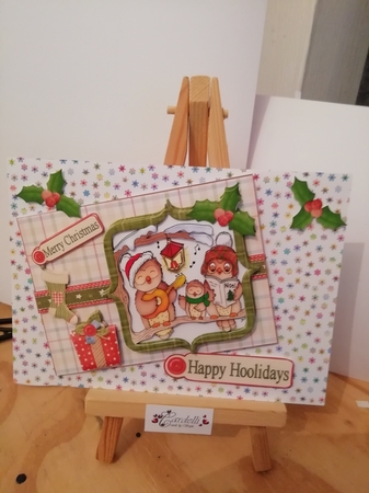 Happy "hoolidays" Quick Card by Stephanie Bardelli