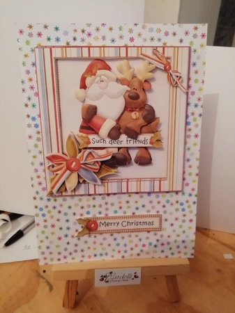 Such Deer Friends Christmas Quick Card by Stephanie Bardelli