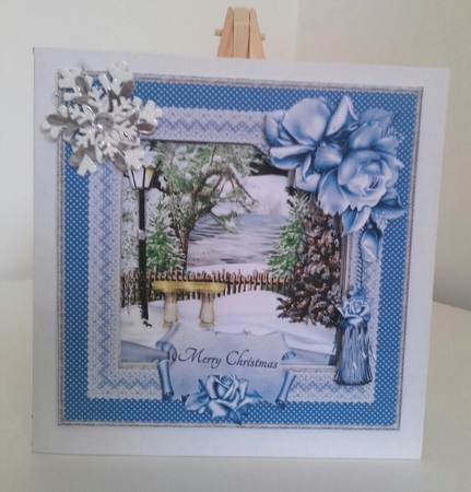 Blue Christmas Bumper Kit by Stephanie Bardelli