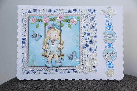 Chloe on Swing Mini Kit by Stephanie Bardelli