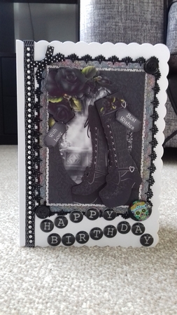 Beautiful Boots - Fabulously Gothic A5 by Stephanie Bardelli