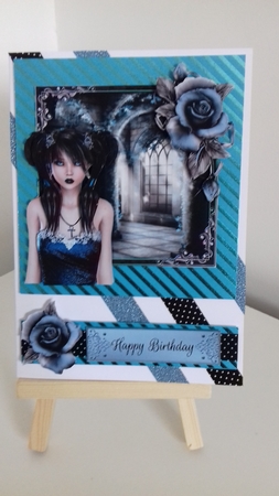 Jozilea Gothic Blue by Stephanie Bardelli