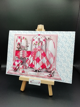 Dressing Room for Girl Card Mini Kit by Stephanie Bardelli