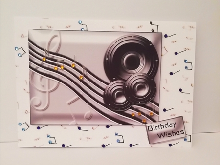 Musical Note Background 2 by Stephanie Bardelli