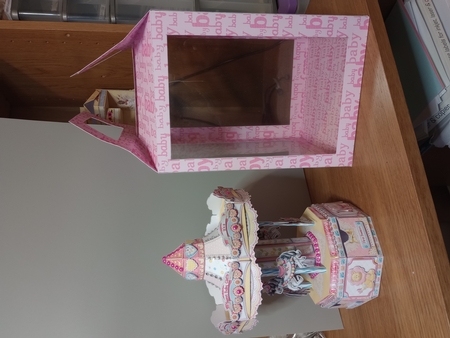 Its a Sweet Baby Girl 3D Carousel Trinket Drawers Decoration by Stephanie Bardelli
