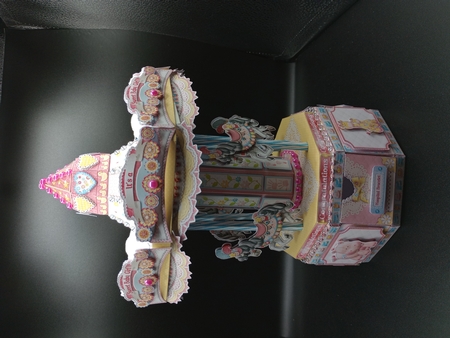 Its a Sweet Baby Girl 3D Carousel Trinket Drawers Decoration by Stephanie Bardelli