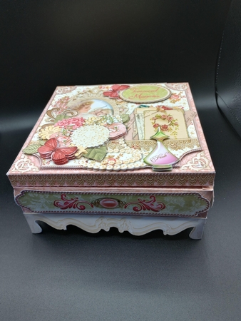 My Mother 8X8 Ornate Keepsake Box, Popup Card, Bookmark & Hanging Heart Gift Kit by Stephanie Bardelli