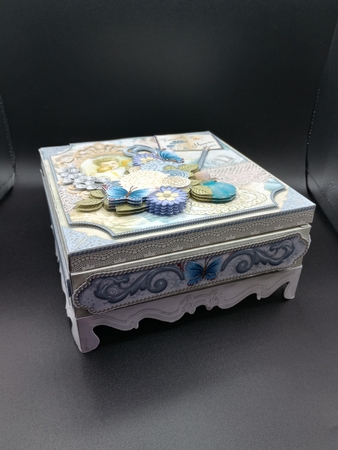 A Mothers Love  8X8 Ornate Keepsake Box, Popup Card, Bookmark & Hanging Heart Gift Kit by Stephanie Bardelli