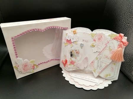 Together Forever - Open Book Easel Card & Box Kit. by Stephanie Bardelli