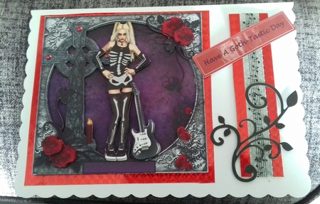 GOTH ROCK CHICK  by Stephanie Bardelli