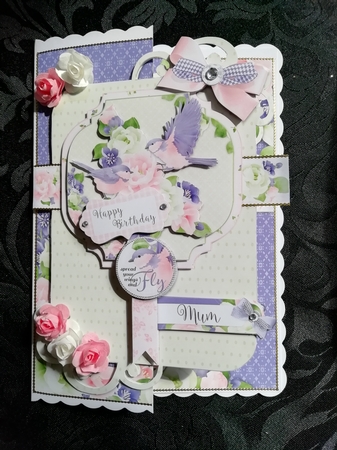 Little Birds - All Occasion A5 Card Front,Insert & Envelope Mini Kit by Stephanie Bardelli