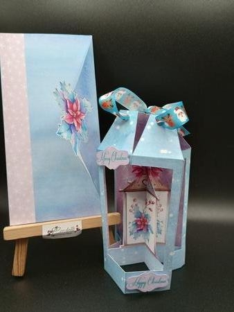 Winter Cheer 3D Hanging Christmas Card & Envelope by Stephanie Bardelli