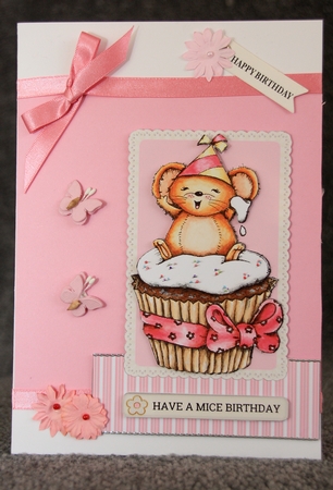 Have A Mice Birthday Topper + Decoupage Layers by Stephanie Bardelli