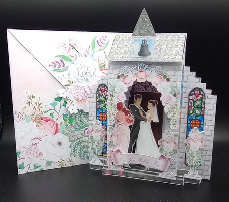 Going to the Chapel 3D What an Entrance! Card and Envelope Kit. by Stephanie Bardelli