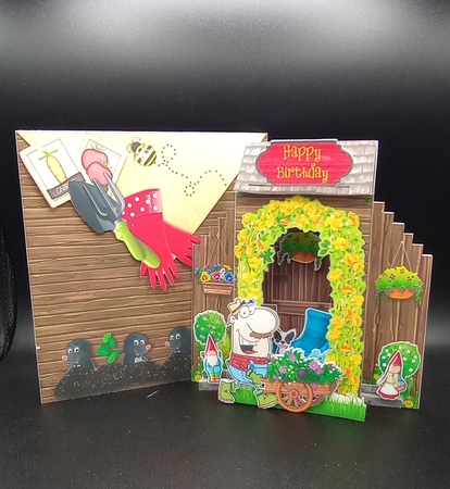 Just Pottering 3D What an Entrance! Card and Envelope Kit. by Stephanie Bardelli