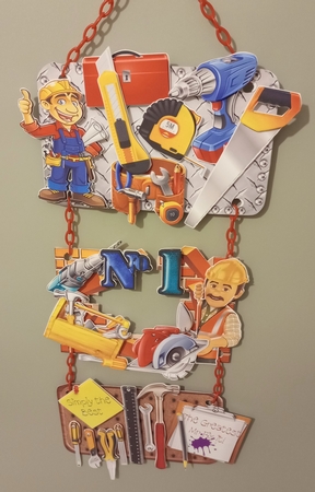 Not so Handy-Man! Hanging Signs Trio by Stephanie Bardelli