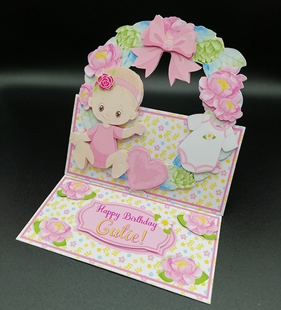 CIRCLET EASEL KIT - New Baby/ Birthday Girl Ages 1,2,&3 by Stephanie Bardelli