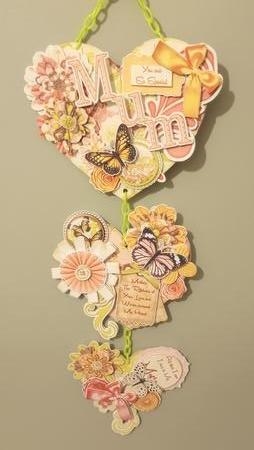 Just for Mum  Hanging Hearts Trio by Stephanie Bardelli