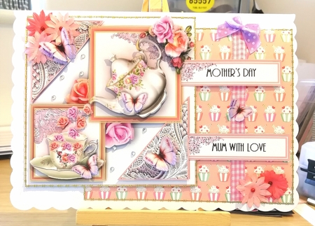 The Rose Teapot Card Kit by Stephanie Bardelli