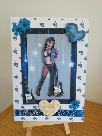 5x7 ROCK CHICK MINI KIT by Stephanie Bardelli