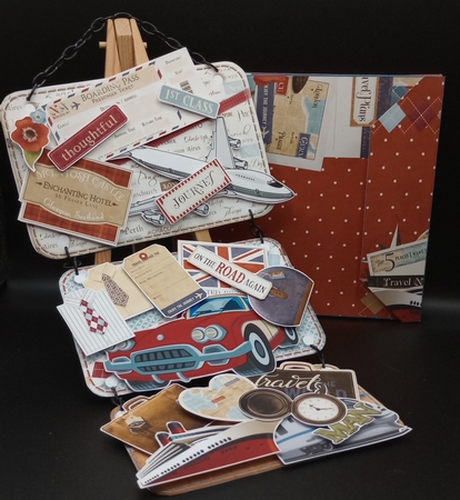 Around the World Hanging Signs Trio by Stephanie Bardelli