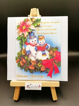 Layered Christmas - Snowcouple by Stephanie Bardelli