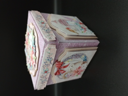 Homemade Christmas Exploding Box Surprise Kit. by Stephanie Bardelli