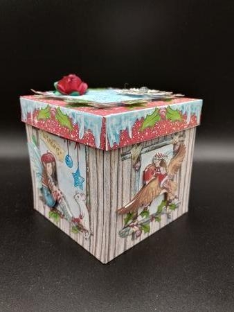 Winter in Fairyland Exploding Box Surprise Kit. by Stephanie Bardelli