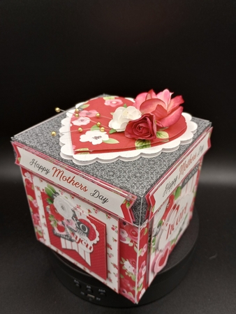 Sealed with a Kiss Exploding Box Surprise Kit. by Stephanie Bardelli