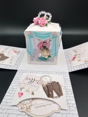 Just Married Exploding Box Surprise Kit. by Stephanie Bardelli