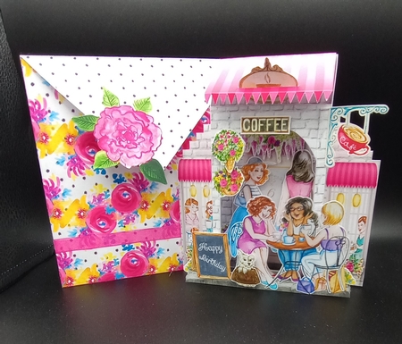 Chatterbox Cafe 3D What an Entrance! Card and Envelope Kit. by Stephanie Bardelli