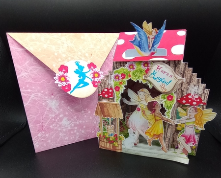 Enchanted Treehouse 3D What an Entrance! Card and Envelope Kit. by Stephanie Bardelli