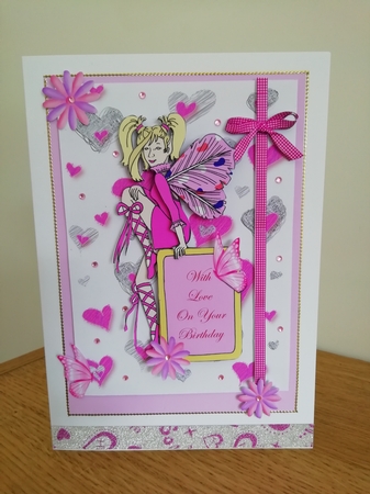 Pink Birthday Fairy by Stephanie Bardelli