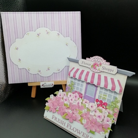 Flower Shoppe 3D Decoupage Stepper Card Kit with Envelope by Stephanie Bardelli