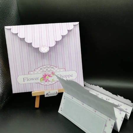 Flower Shoppe 3D Decoupage Stepper Card Kit with Envelope by Stephanie Bardelli