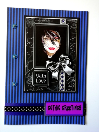 Mysterious Lady Decoupage by Stephanie Bardelli