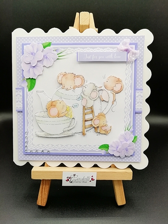 Teatime Card 2 - Just For You With Love by Stephanie Bardelli