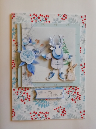 Winter Charm 5 - 10 6x6 Card Fronts & Inserts Kit. by Stephanie Bardelli