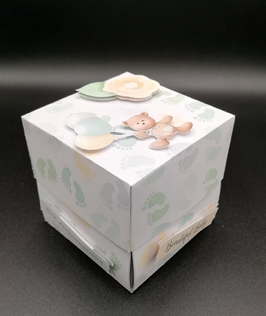 Gender Neutral Milestones Exploding Box Kit by Stephanie Bardelli
