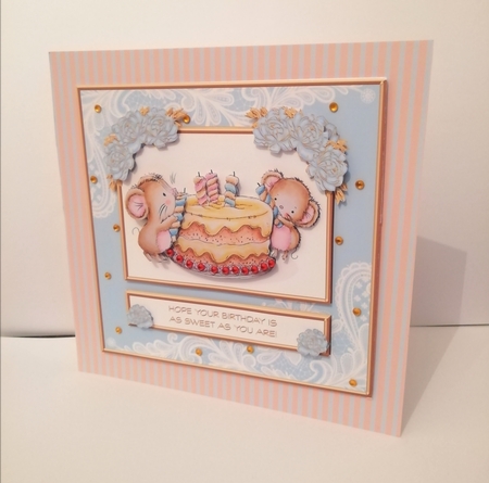 Hope Your Birthday Is As Sweet As You Are (Blue) by Stephanie Bardelli