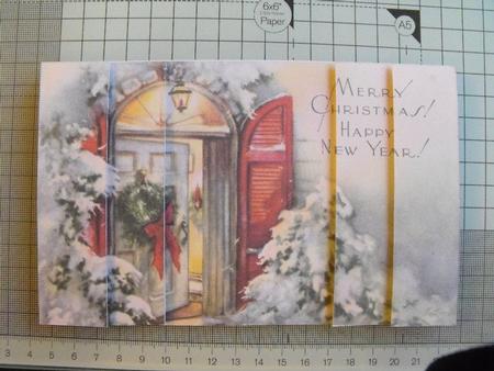 Christmas Front Door Side Stacker by Stephanie Nicholls