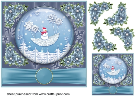 Hanging Snowflakes-Christmas Joy Backgrounds by Creative Crafts